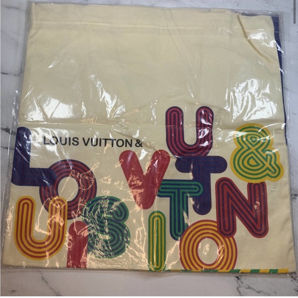 Louis Vuitton Exhibition Bag Eco Canvas Japan Exclusive Event shopping tote LV - Picture 8 of 9